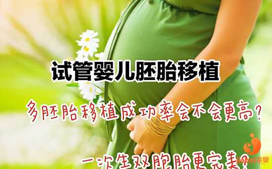南京试管代生机构, 试管婴儿移植胚胎一
